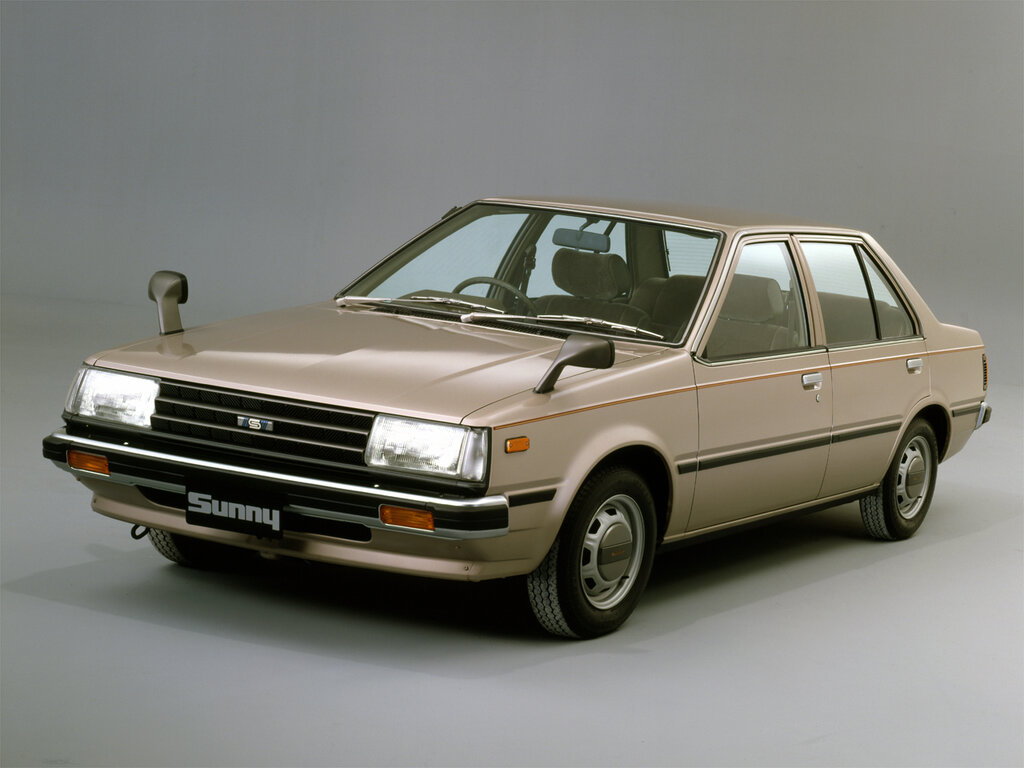 Nissan Sunny (B11, HB11, SB11) 5 поколение, седан (10.1981 - 09.1983)
